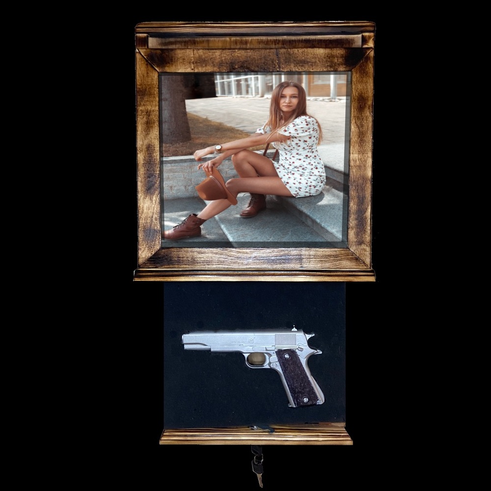 Picture Frame Hidden Safe With Lock